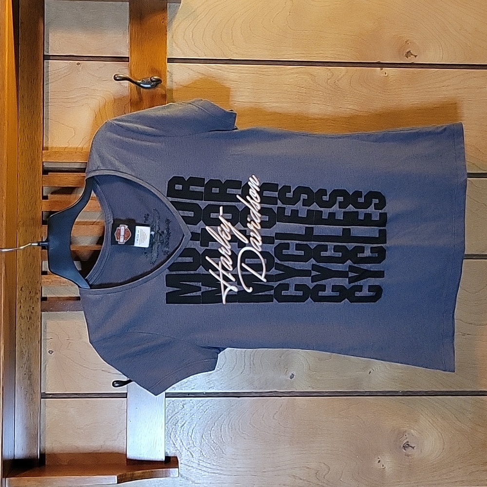 Women's Harley Davidson V Neck T-shirt